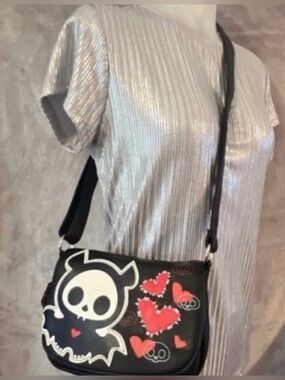 Loungefly Skelanimals Diego bat crossbody purse HTF